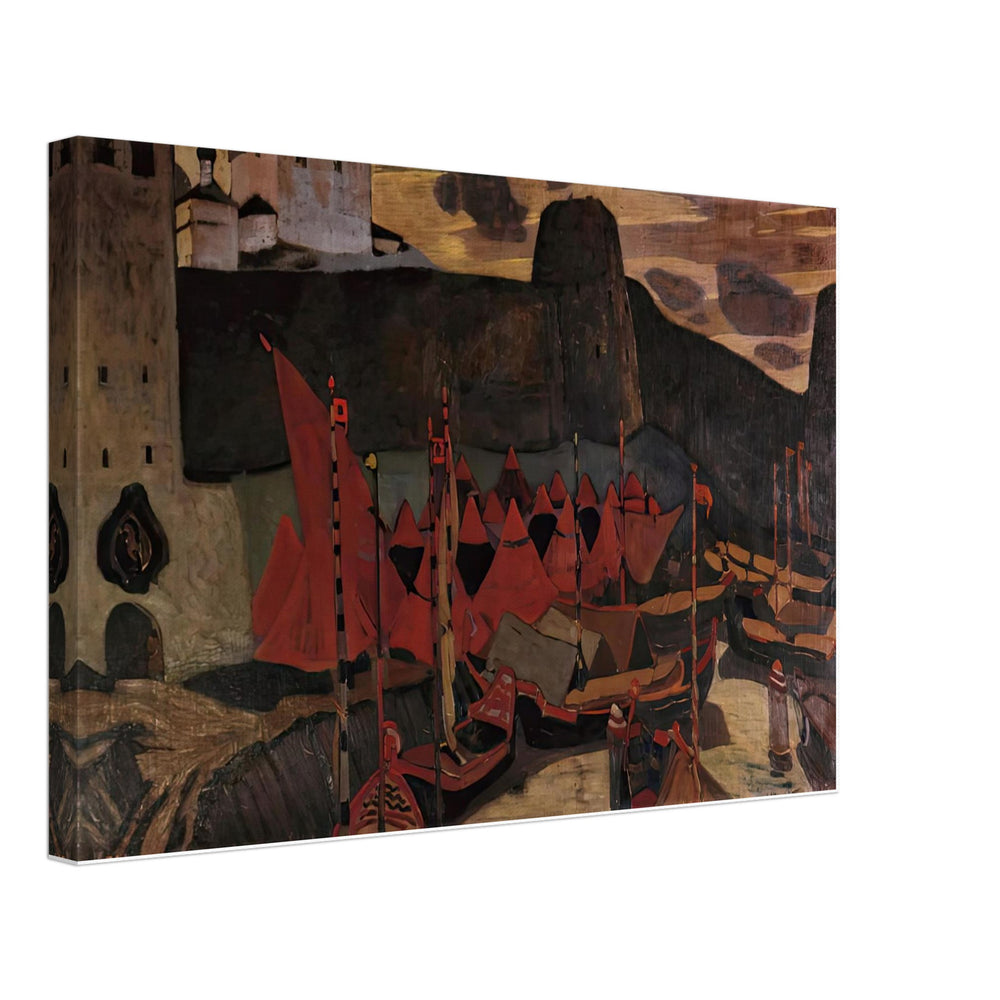 Old Pskov by Nicholas Roerich, canvas