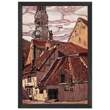 Old Riga by Nicholas Roerich, framed poster, view 2