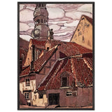 Old Riga by Nicholas Roerich, framed poster, view 3