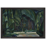Old Time Coast Village by Emily Carr, framed poster, view 2