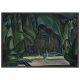 Old Time Coast Village by Emily Carr, framed poster, view 3