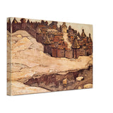 Old Town by Nicholas Roerich, canvas, view 2