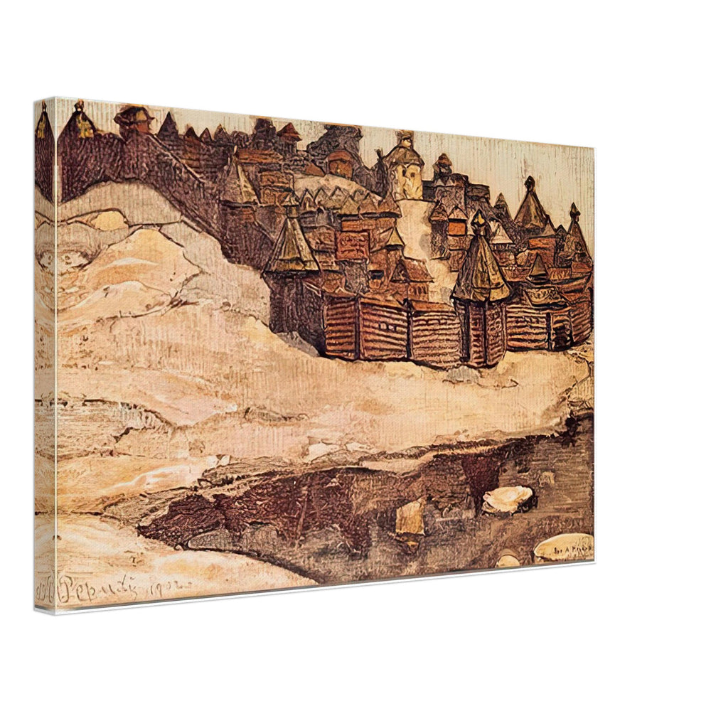 Old Town by Nicholas Roerich, canvas