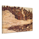 Old Town by Nicholas Roerich, canvas