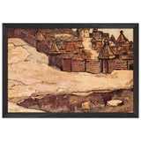 Old Town by Nicholas Roerich, framed poster, view 2