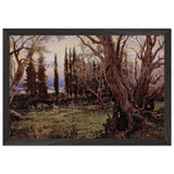 Olivos Y Cipreses by José Garnelo, framed poster, view 2