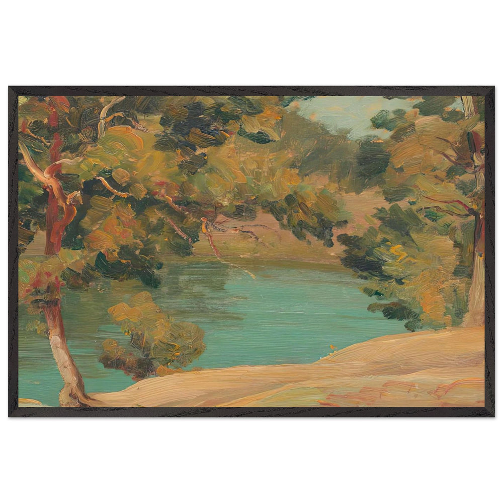 Olt Valley by Stefan Popescu, framed poster