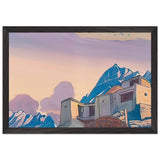 Om Mani Padme Hum by Nicholas Roerich, framed poster, view 2