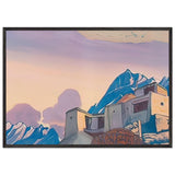 Om Mani Padme Hum by Nicholas Roerich, framed poster, view 3
