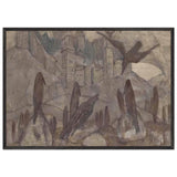 Ominous by Nicholas Roerich, framed poster, view 3