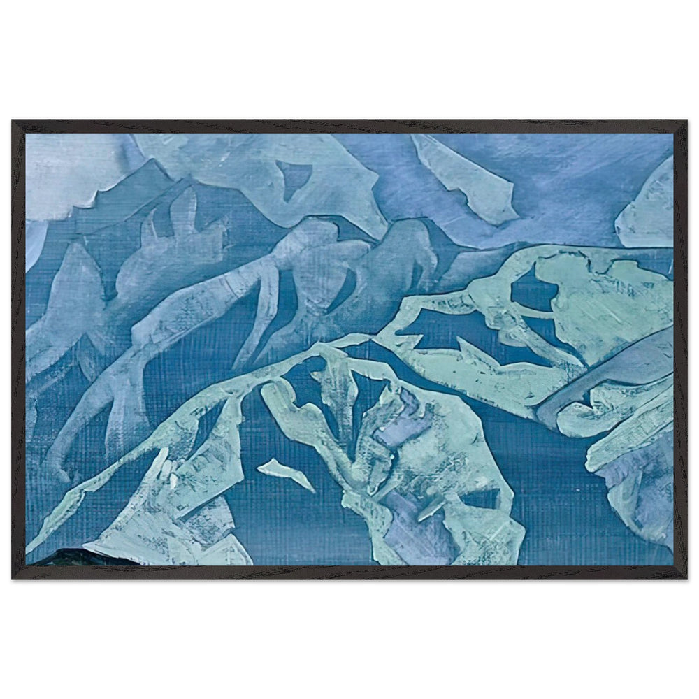 On Falut by Nicholas Roerich, framed poster