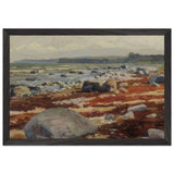 On the Coast of Rügen by Max Pietschmann, framed poster, view 2