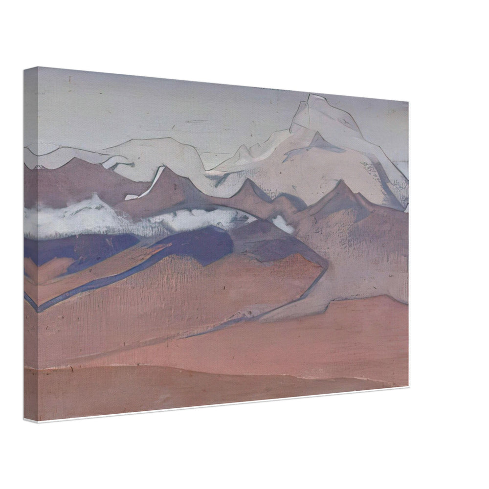 On the Way to Shekar Dzong by Nicholas Roerich, canvas