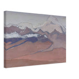 On the Way to Shekar Dzong by Nicholas Roerich, canvas