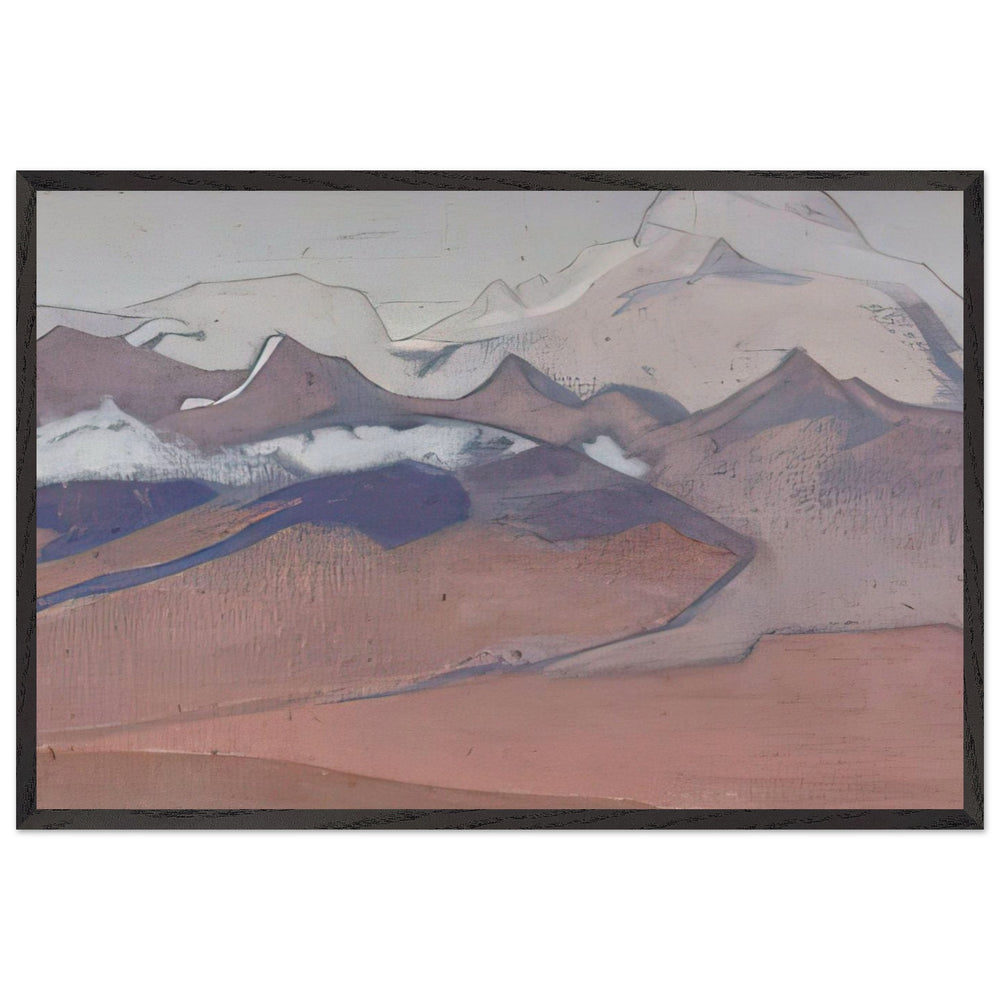 On the Way to Shekar Dzong by Nicholas Roerich, framed poster
