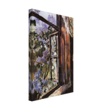 Open Window. Lilacs by Valentin Serov, canvas, view 2