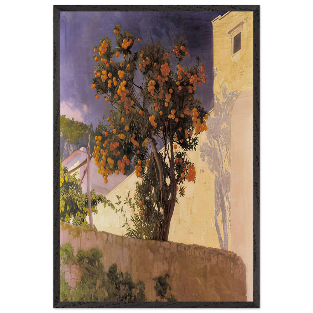 Oranges and Lemons by Edward Okuń, framed poster