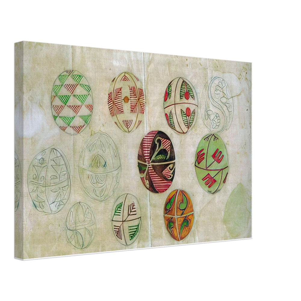 Ornament by Vasyl Hryhorovych Krychevsky, canvas