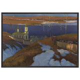 Orthodox Monastery in Latvia by Vilhelms Purvitis, framed poster, view 3
