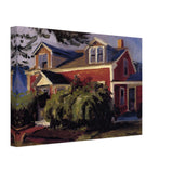 Our Red Cottage, Gloucester by John French Sloan, canvas, view 2