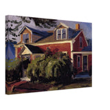 Our Red Cottage, Gloucester by John French Sloan, canvas