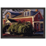 Our Red Cottage, Gloucester by John French Sloan, framed poster, view 2