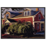 Our Red Cottage, Gloucester by John French Sloan, framed poster, view 3