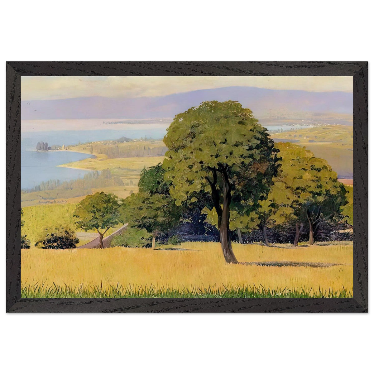 Outskirts of Lausanne by Felix Vallotton, framed poster, view 2
