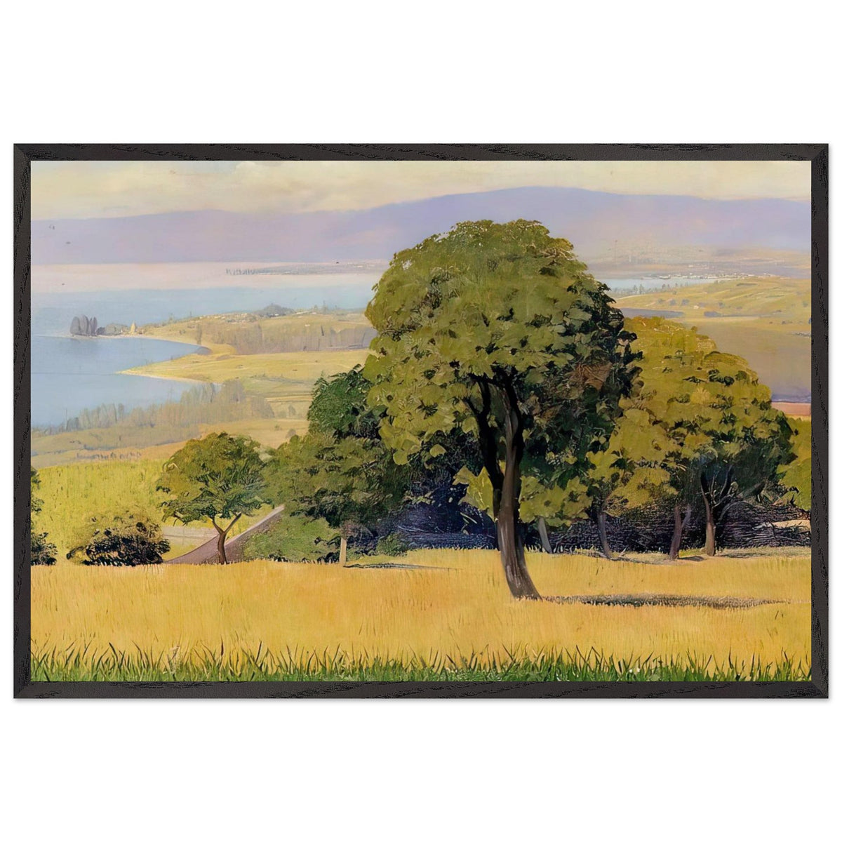 Outskirts of Lausanne by Felix Vallotton, framed poster
