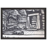 Oze Death by Nicholas Roerich, framed poster, view 2