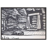 Oze Death by Nicholas Roerich, framed poster, view 3