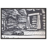 Oze Death by Nicholas Roerich, framed poster