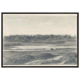 Ozertitsy Lakes by Nicholas Roerich, framed poster, view 3