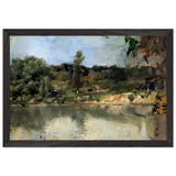Paisaje Con Río by José Garnelo, framed poster, view 2