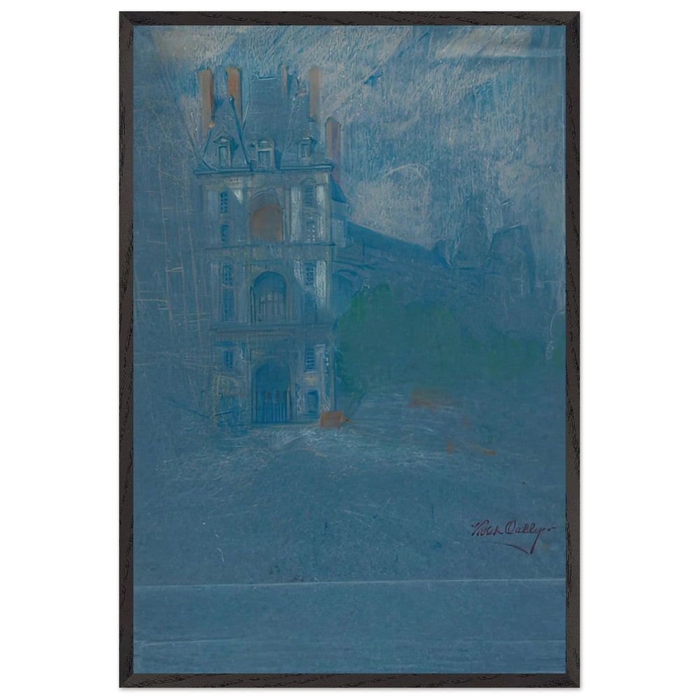 Palace of Fontainbleau (Paris) by Violet Oakley, framed poster