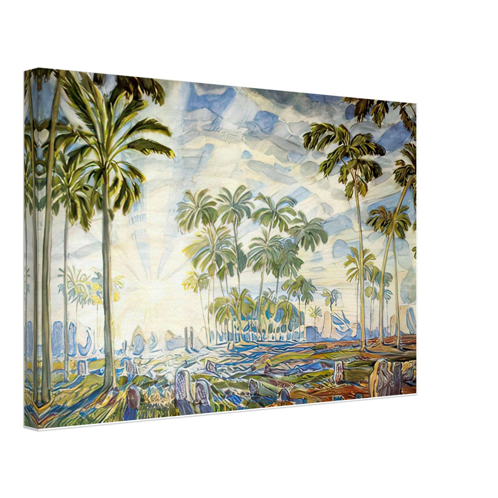 Palm Trees by Konstantin Bogaevsky, canvas