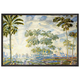 Palm Trees by Konstantin Bogaevsky, framed poster