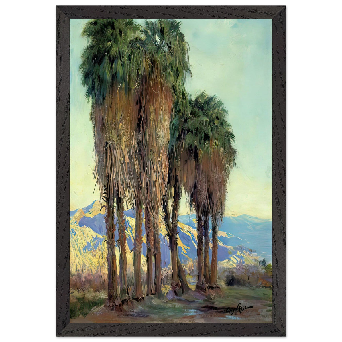 Palms by Guy Rose, framed poster, view 2