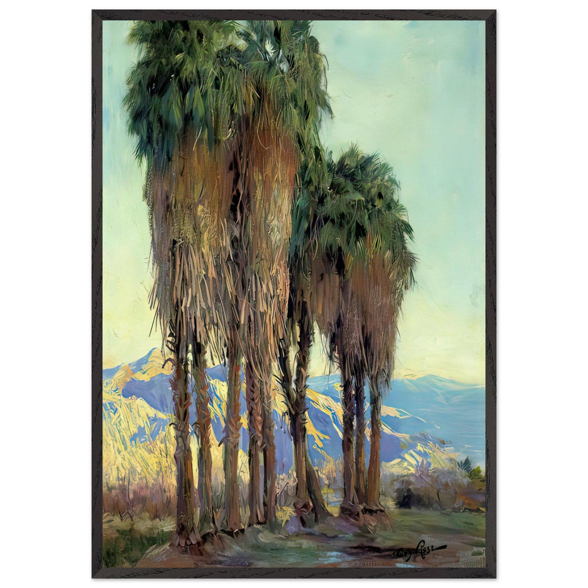 Palms by Guy Rose, framed poster, view 3
