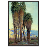 Palms by Guy Rose, framed poster