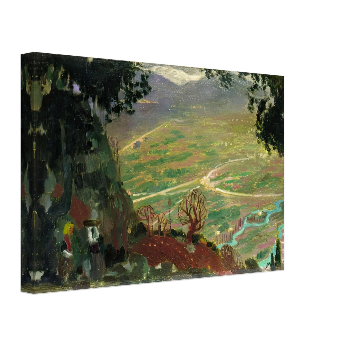 Panorama of Cassis by Maurice Denis, canvas, view 2