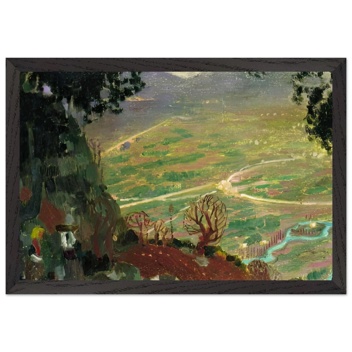 Panorama of Cassis by Maurice Denis, framed poster, view 2