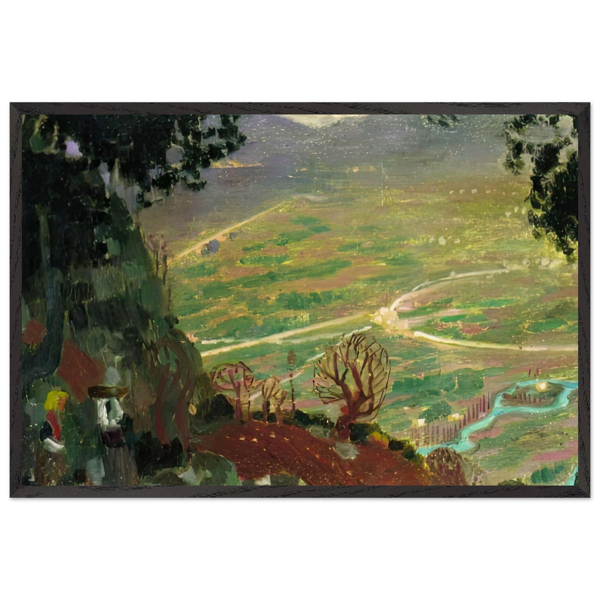 Panorama of Cassis by Maurice Denis, framed poster