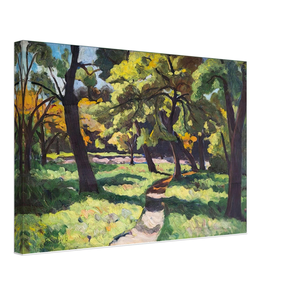 Park by Scheiber Hugó, canvas