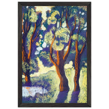 Park by Scheiber Hugó, framed poster, view 2