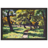 Park by Scheiber Hugó, framed poster, view 2