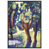 Park by Scheiber Hugó, framed poster, view 3
