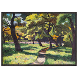 Park by Scheiber Hugó, framed poster, view 3