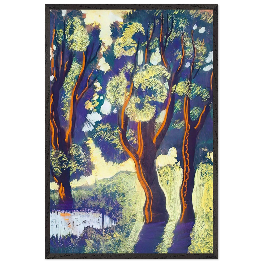 Park by Scheiber Hugó, framed poster