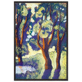 Park by Scheiber Hugó, framed poster